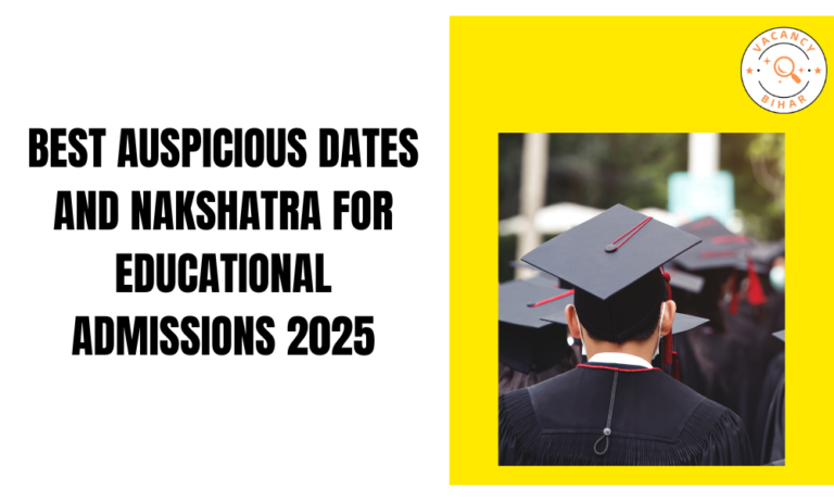 Best Auspicious Dates and Nakshatra For Educational admissions 2025